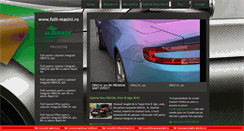 Desktop Screenshot of folii-masini.ro